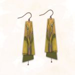 DC Earrings - Long - Green