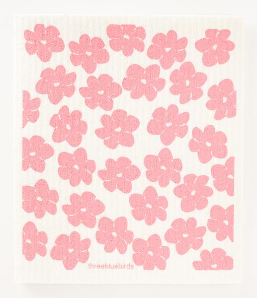 Pink Poppies Dishcloth