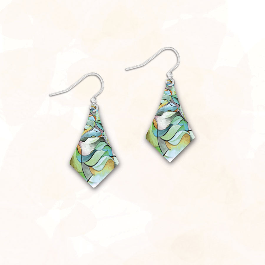 DC Earrings - SM. - LT. Green