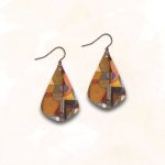 DC Earrings - MED. -Brown