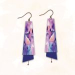 DC Earrings - Long -Purple