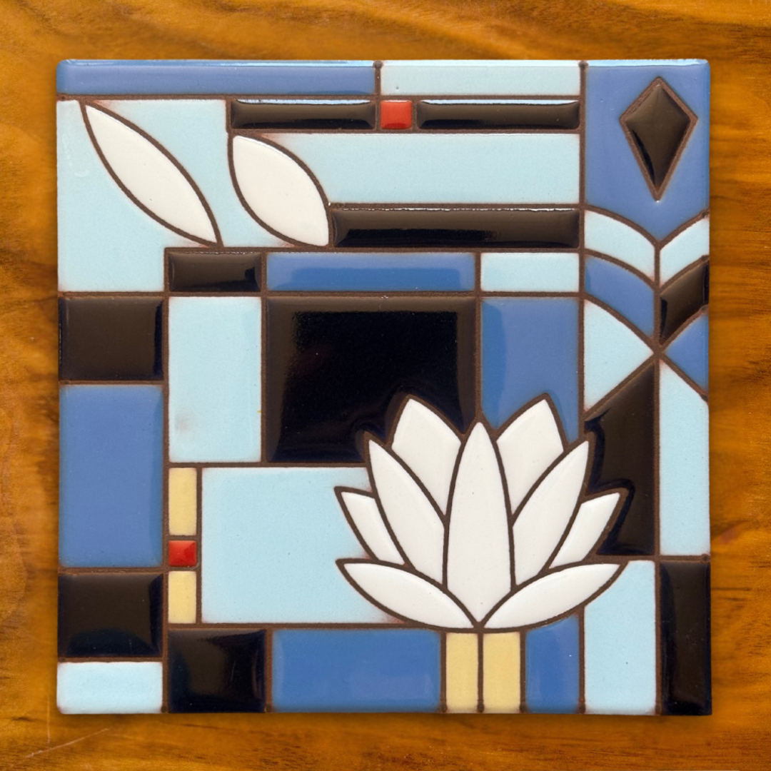 Waterlilies | Frank Lloyd Wright© 6x6 Art Tile