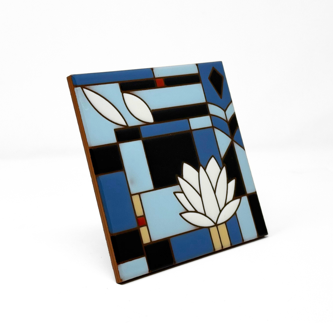 Waterlilies | Frank Lloyd Wright© 6x6 Art Tile