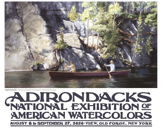 2020 Adirondacks National Exhibition of American Watercolors Poster