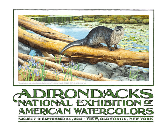 2021 Adirondacks National Exhibition of American Watercolors Poster