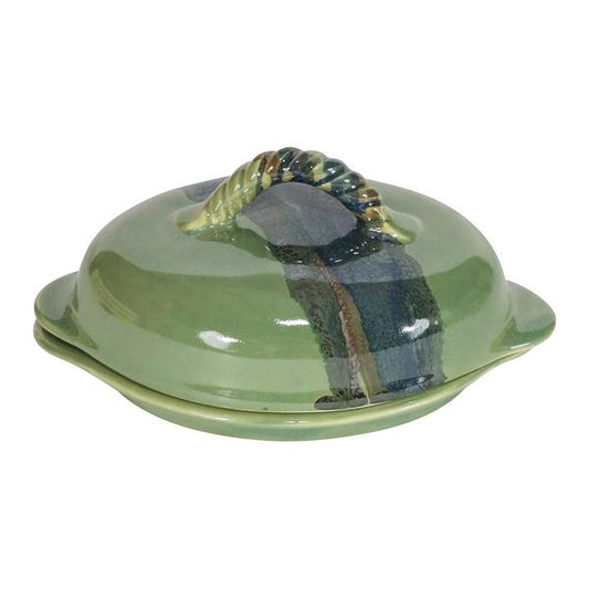 Butter Dish - Covered - Misty Green