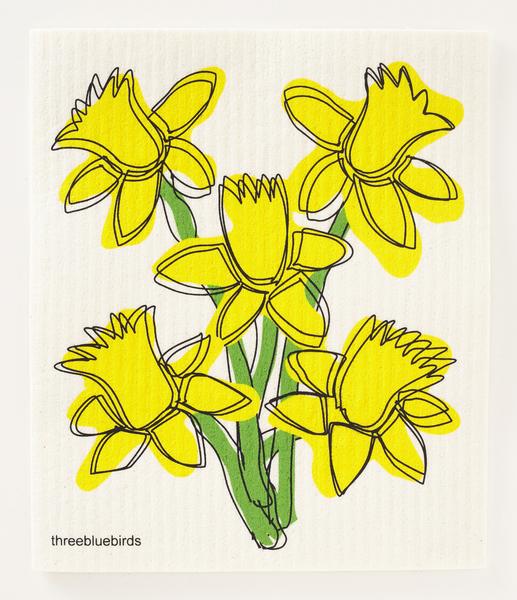 Daffodils Dishcloth