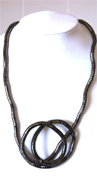 Necklace - Bendable - Gun Metal (Thin)