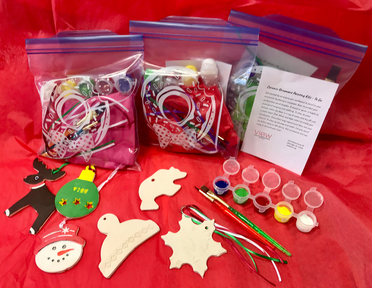 Holiday Ornament Painting Kits To Go