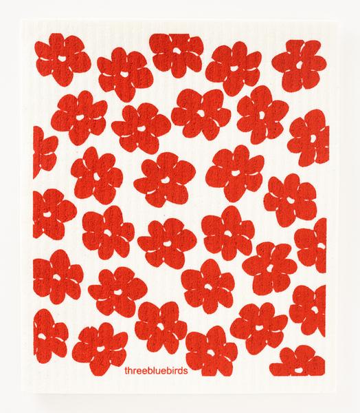 Red Poppies Dishcloth