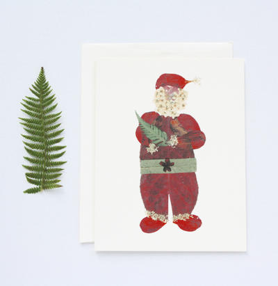 Santa -  Note Cards - Petal People Press