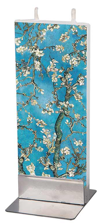 Van Gogh - Almond Blossom Flat Candle