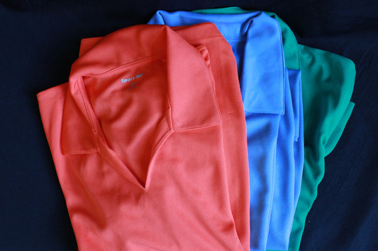 Polo View Shirts: Women's-Orange